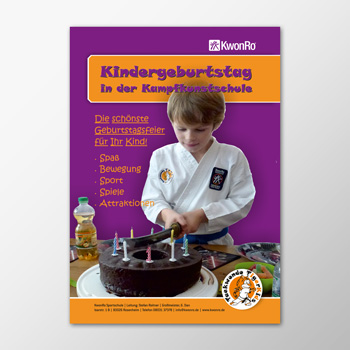 Kindergeburtstag - Werbeflyer A4 2015